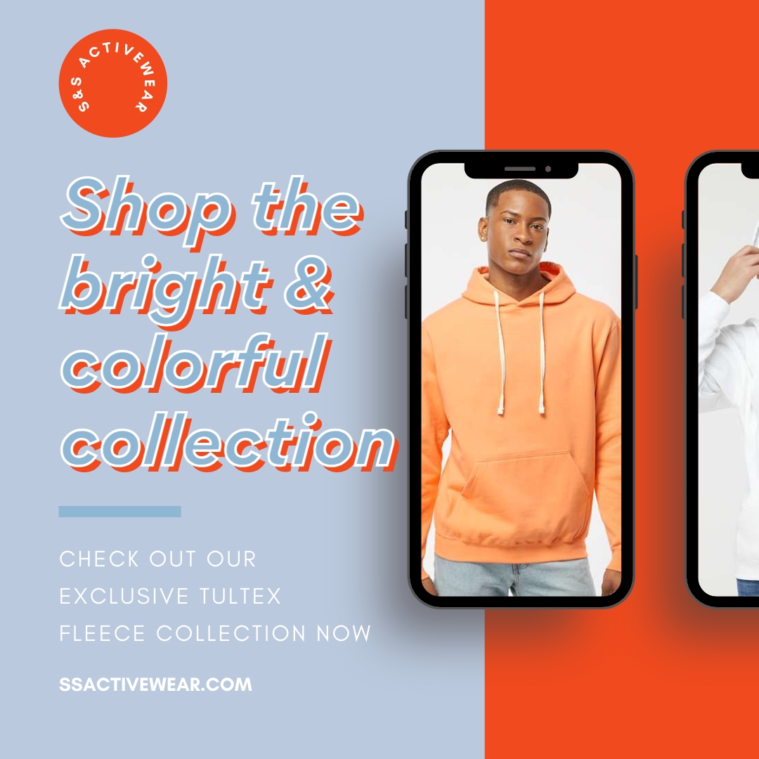 S&S Activewear Social Media Post  is a modern and colorful brand project. Jennifer Lynn Design Studio focuses on brand, social media, and web design. Contact me for your next social media design project.